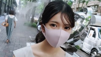 個数限定！【無修正】清純派ポニーテール黒髪女子大生！可憐なルックスだけどびっしり剛毛・・・恥ずかしそうに感じる姿にたまらず中出し「後編」！！(フェラシーン顔出し）