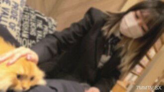 "# 53-2" Raw Saddle d'un rendez-vous de café de chat avec un cosplayer JK mignon comme un chaton ! Trop de moe dans la réaction uniforme et innocente et une grande quantité de feu dans la chatte rose ! ♡Un incontournable pour les amoureux des chats♡